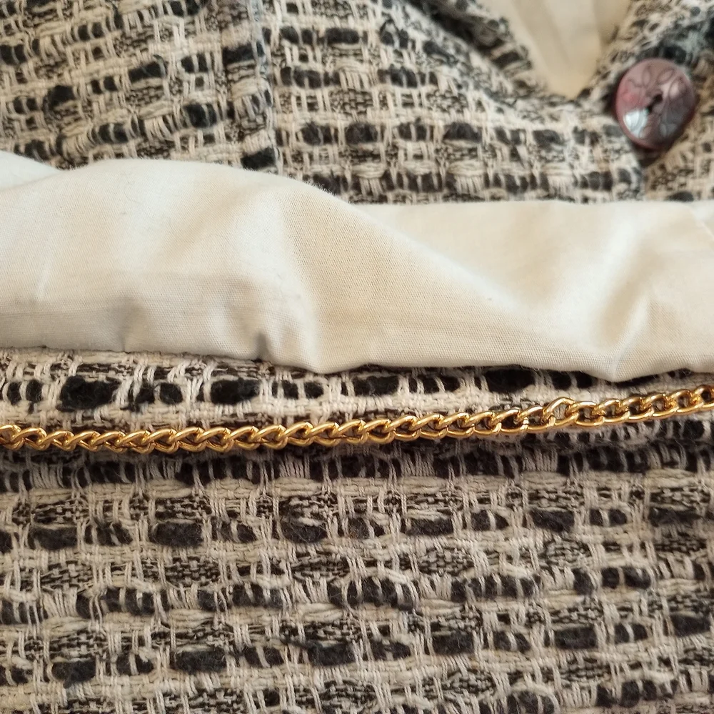 Herve Benard tweed jacket. Size 14 - Picture 6 of 12